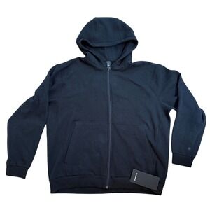 Lululemon‎ Steady State XL Black Full-Zip Hoodie Pockets Hidden Compartments NWT